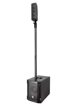 1000w Proreck 6974210700200 Powered Pa Loud Speaker System Combo Set 10-inch