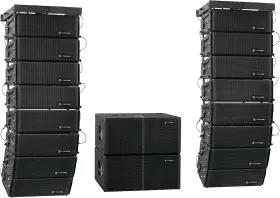 12000w Proreck 6974210700828 Venue Set Pa Line Array Speaker System Stereo/ Dj/powered Combo