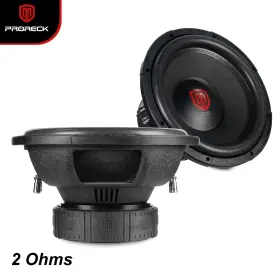 708-d2 Proreck 708d2 8 Inch Dual 2 Ohm 2000w Car Subwoofer Single Loud Bass