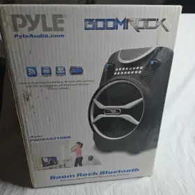 210bk Pyle Wireless Portable Pa Speaker System 200 W Battery Powered Buq