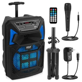 400w Pyle 743431722195 Portable Bluetooth Pa Speaker System - Outdoor