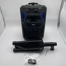 Pyle 842893124117 Bluetooth Pa Speaker Built-in Led Party Lights