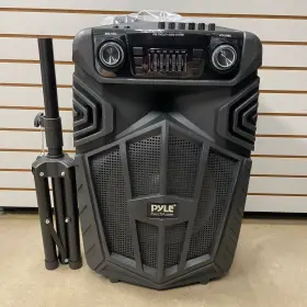 Pyle 842893142579 1680w Portable Bluetooth Pa Speaker 15inch Rechargeable Outdoor Karaoke