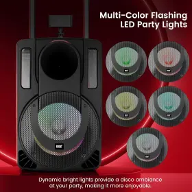 Phpwa15tb.5 Pyle 15inch Bluetooth Portable Pa Speaker System 680w Read