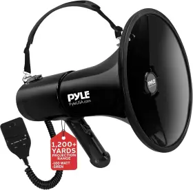 Pmp68rbin Pyle 100-watt Square Megaphone Bullhorn - Black Open Box