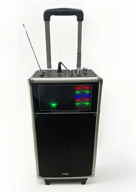 Pmwa8500fm Pyle Pmwa8500 Portable Pa Speaker System With Wireless Mic Fm Usb Sd