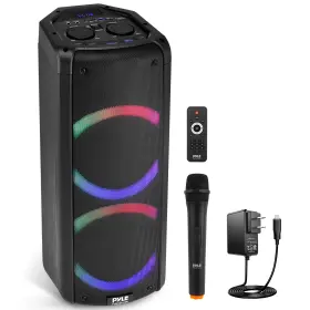 Pphp265b.5 Pyle Remote Karaoke Audio System Portable Bluetooth Pa Speaker - 240w Dual 6.5 Inch Re