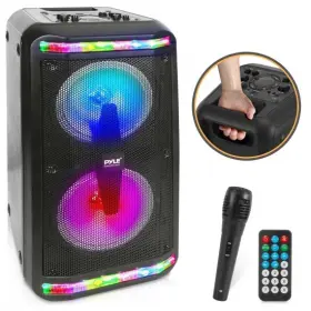 Pphp266b.5 Pyle 6.5 Bluetooth Speaker And Microphone System- Portable 500 Watt