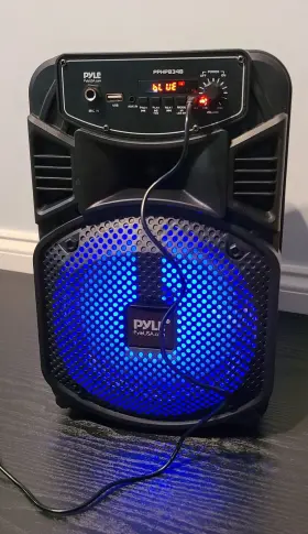 Pphp834b Pyle Bluetooth 8 Inch Wireless Portable Pa Speaker Model