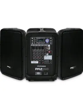 Pphp898mx Pyle Bluetooth Pa Speaker And Amplifier Mixer System 8-ch Audio
