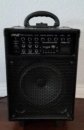 Pwma-970 Pyle Pmwa- 970 Portable Pa Speaker With Microphones