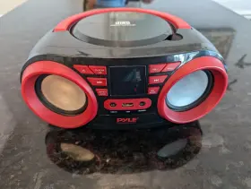 Phcd22 Pylehome Cd Player Bluetooth Boombox Speaker Tested Works Good