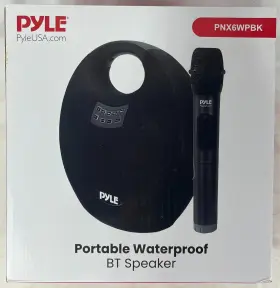 Pnx6bk Pylehome Portable Waterproof Bluetooth Speaker