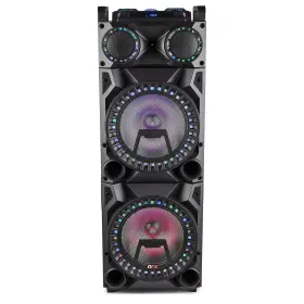 Pbx-1212 Qfx Bluetooth Rechargeable Dual 12 Inch Woofer With 1 Tweeter Speaker Syste