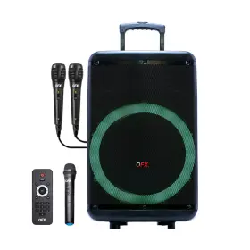 Pbx-1501 Qfx 15 Inch Rechargeable Bluetooth Speaker Aux/usb/sd/fm Led Party Lights