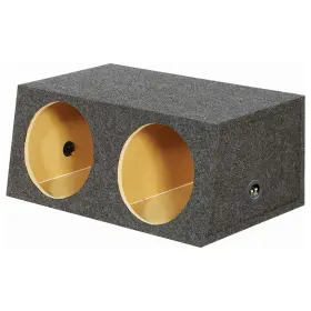 Qhdbass12 Qpower 2 12 Inch Heavy Duty Angled Woofer Box - 1 Mdf Construciton