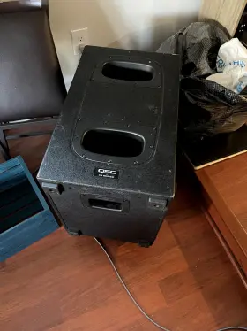 2000w Qsc 707943561208 Ks112 12 Inch Powered Dj Pa Subwoofer With Cover And Xlr Cable