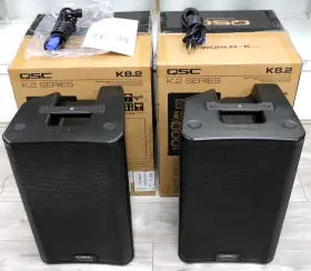 2000w Qsc 748296103776 2 K8.2 K2 Series 2-way 8 Inch Powered Speakers - Tested Ships Free