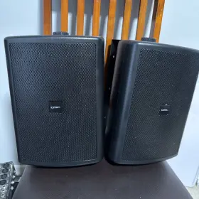 Ac-s6t Qsc Pair Of Black Acoustic Coverage 6.5 Inch Two-way Sm Speakers - Tested