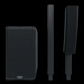 Kc12-blk Qsc Active 12 Inch 3-way Column Loudspeaker System With Bluetooth Black