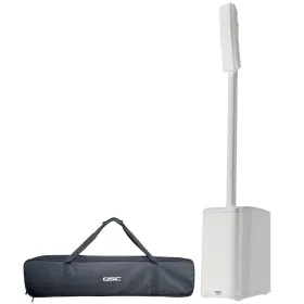 Kc12-wh-io Qsc Kc12-wh 3000w Active Powered 3-way Column Loudspeaker System White