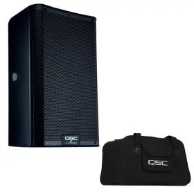 Qsk82k3 Qsc K8.2 Two-way 8 Inch 2000w Powered Portable Pa Speaker With Tote Bag Kit