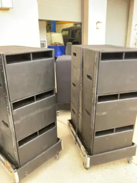 Wl212-sw Qsc Wideline Line Array Subwoofers Used Set Of 6
