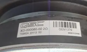 Xd-00080-00 Qsc Xd-00060-00 K Series Woofer Driver Part# Used Good Working Condition