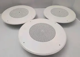 Quam 844632097249 Lot Of 3 C10 Ceiling Speakers Tested Made In Usa