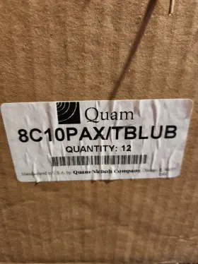 8c10pax Quam 8c10pax/tblub 8 Inch Ceiling Speaker 25v/70v Transformer