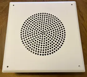 Qm-ip-sys-1vp Quam Square Wall Mount Loudspeaker With Digital Acoustics Ip7-msr