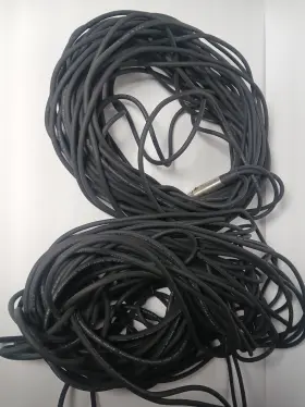 N1m1-100 Rapco Lot 2 Horozon 100ft Xlr Male To Female Microphone Balanced Cable Usa Made