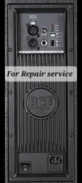 1031-a Rcf 4pro Amplifier Module Repair Service. Read Description