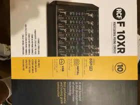 17140089 Rcf F10-xr 10-channel Mixer With Fx And Recording