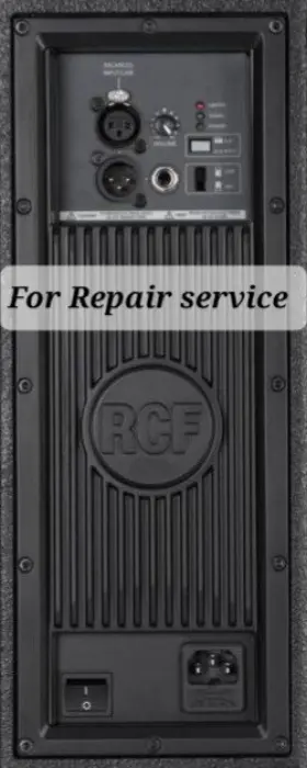 2031-a Rcf 4pro Amplifier Module Repair Service. Read Description