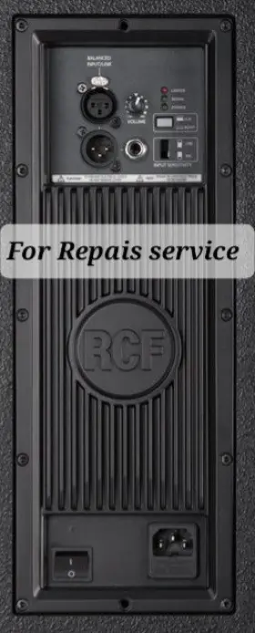 3031-a Rcf 4pro Amplifier Module Repair Service. Read Description