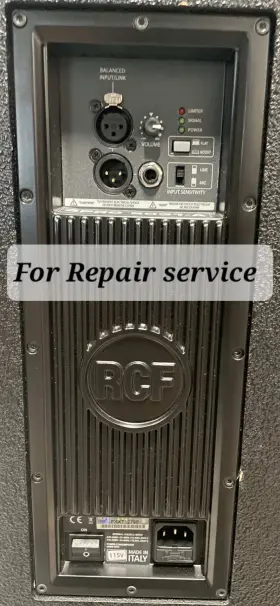 5031-a Rcf 4pro Amplifier Module Repair Service. Read Description