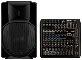 1400w Rcf 735-a Art Mk5 Live Sound 15 Inch Speaker F 12xr 12-channel Console Mint