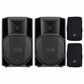 1400w Rcf 789049906688 Art 735-a Mk5 2-way 15 Inch Powered Active Dj Pa Speakers Pair W Covers