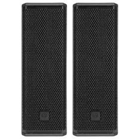 Rcf 789049907982 Nxl 14-a Dual 6 Inch 2-way Point Source Column Powered Speaker Black Pair