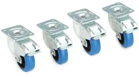 Rcf 814953026983 Locking Subwoofer Wheel Kit - 4-piece