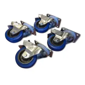 Rcf 818203861362 Ac-4 Caster Set Lock 4 Inch Locking Wheel Kit For Select Subwoofers