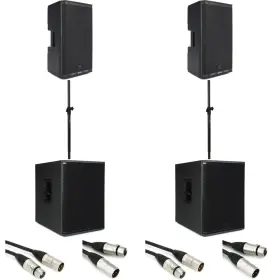 Art912asubbn Rcf Art 12 Inch Powered Speakers And 15 Subwoofers System