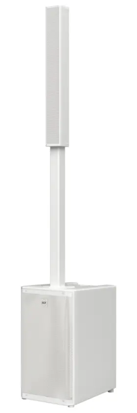 Evox-j9-w Rcf Evox J9 12 Inch White Active Portable Column Speaker System For Djs And Events
