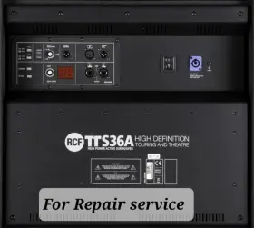 Tts36a Rcf Subwoofer Amplifier Module Repair Service. Read Description