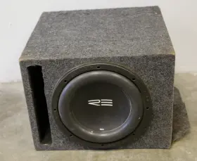 Sx10 Re Audio 10 Inch Car Subwoofer Speaker W Enclosure Box
