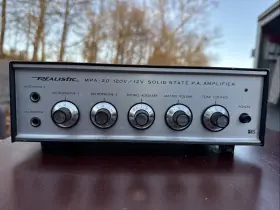 32-2020a Realistic Radio Shack Pa Speaker Cat. 40-210 75w Rms With Amplifier Works Look
