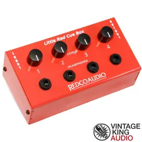 Red-200 Redco Audio Little Red Cue Box 4-ch Headphone Distribution Open / Demo Deal
