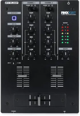 Ams-rmx-10-bt Reloop Rmx-10bt Compact Bluetooth Dj Mixer