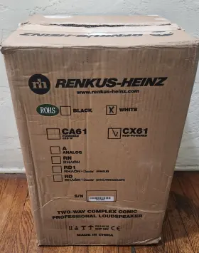 Cx61 Renkus-heinz 2 Way Full Range Loudspeaker - White